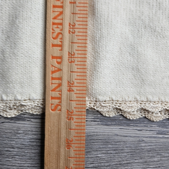 Koret Vintage Sweater Vest Size Women's Large Floal Embroidery Beading - Picture 9 of 11